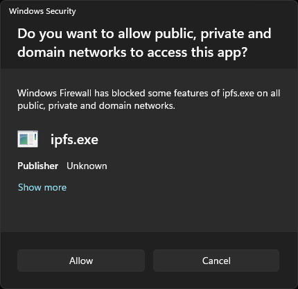 Windows Security Pop-Up